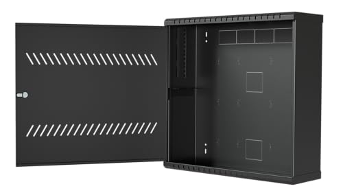 Stalflex Armadio di rete TVCC DVR 19 Pollici 3/4U 180mm - Realizzato in Acciaio - Armadio rack per TVCC e DVR - Computer & Server Racks