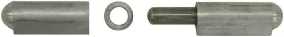 Aluminum Weld-On Bullet Hinge with Stainless Pin and Bushing - 0.61 x 3.15 Inch