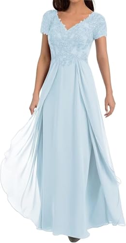 Appliques en dentelle pour mère de la mariée robes confortables