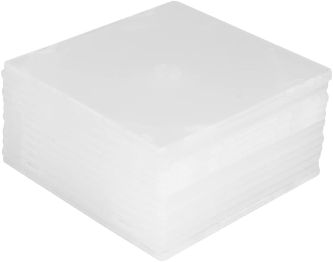 25pcs Ultrathin Cd Storage Holder Design for Easy Recognition Material Portable Package for Home Cinema and Music Collection