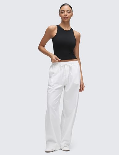 CRZ YOGA Softembrace High Neck Casual Tops for Women Soft Double Lined Sleeveless Shirts Basic Summer Going Out Tanks4