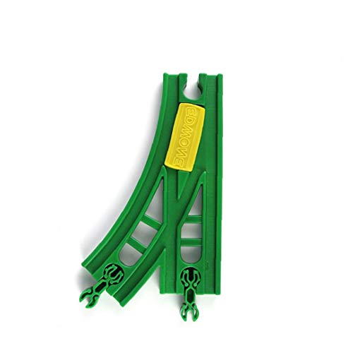 1pc Aiguillage Rail Station Turntable train en bois courbé Accessoire Commutateur pistes d'extension compatible avec tous les classiques Toy Train Hobby Marques (B) Cover