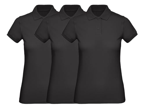 Polos manga corta COOZO de algodón peinado premium para damas