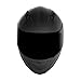 VCAN VX Lightweight Full Face Motorcycle Street Bike Helmet with Extra Tinted Visor DOT Approved (Matte Black, Small)