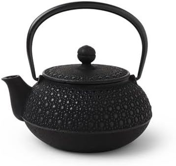 Iwachu Black honeycomb Cast iron teapot, 22 ounce