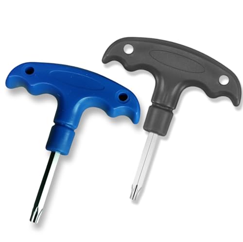 Zijipjy 2 Pcs Golf Torque Wrench Tool (T20 and T25) Golf Driver Tool Golf Accessories For Taylormade Adams RBZ Callaway Cobra Weights Driver Fairway Golf Club Wrenches Tools Shaft Adapter Sleeve