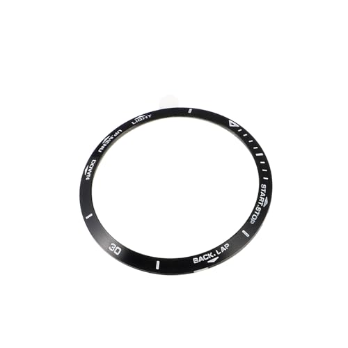 Anillo bisel de acero inoxidable para reloj con carcasa protectora metálica gris