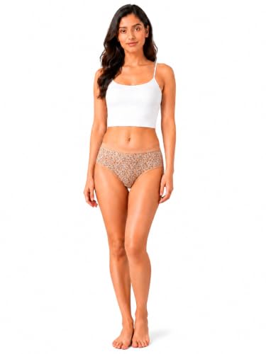 Image of Women's & Girls' Cotton Soft Stretchable Hipster Panties | Breathable Everyday Underwear | Full Coverage Mid-Rise | Skin-Friendly Innerwear | Multicolor Pack of 3