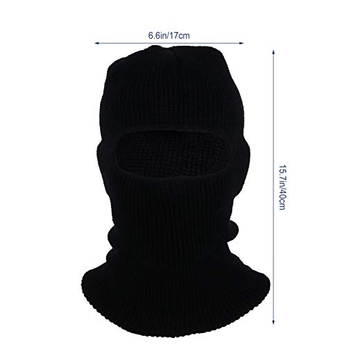Amosfun Capa de Esqui Balaclava à Prova de Vento Boné à Prova de Vento Capa de Rosto de Lã Térmica A