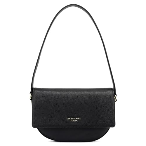 Image of Da Milano Small Leather Shoulder Bag (LB-OR-3027)