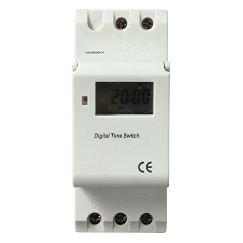 Programmable Timer Switch - LCD Digital Time Relay For Home & Industrial Use