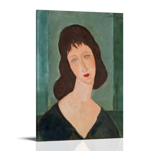 Photo art Modigliani Portrait impression sur toile idee cadeaux decoration moderne