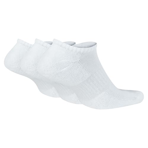 Image of Nike Unisex Adult Everyday Cushioned Training No-Show Socks (3-Pack) | Mens and Womens