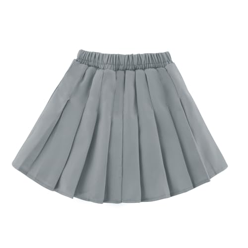 Image of Girls Pleated Skirts Built in Shorts Little Kid Athletic Flowy Skorts Skirts Toddler Girls Tennis Skorts for Girl 3-14 Years