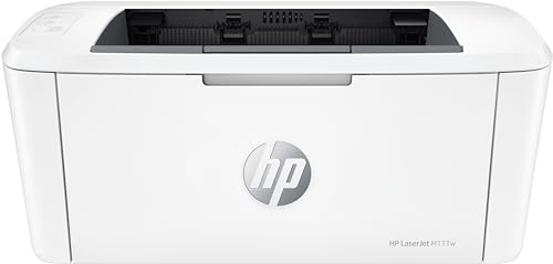HP LaserJet M111w - A4 Monochrome Laser Printer. Print. WiFi and Bluetooth. Apple Airprint Mopria and WiFi Direct. White color