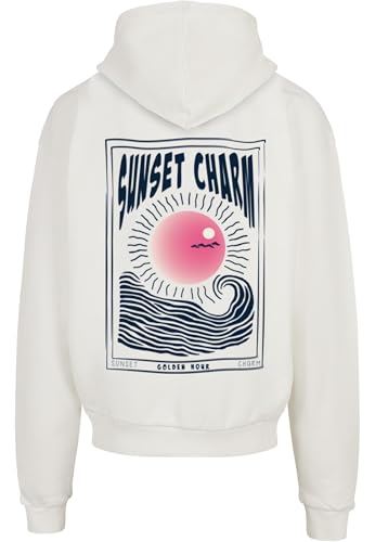 Sweat-shirt à capuche homme MERCHCODE Mp0008529-sunset Charm pull oversize décontracté - 4