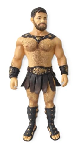 December Diamonds Gladiator Bear Figurine 6.5