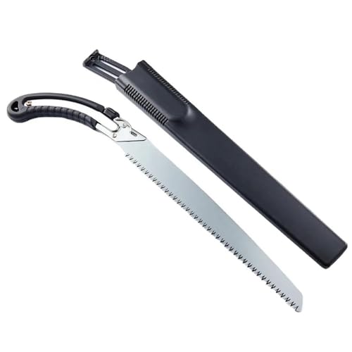 Image of Oblivion Saw 50 Cm - Manual High Carbon Steel Hand Pruning Saw with Safety Cover for Home & Outdoor Use - Durable Manual Wood Cutter Tool for Wood Cutting, Gardening, Camping & Hunting (Pack of 1)