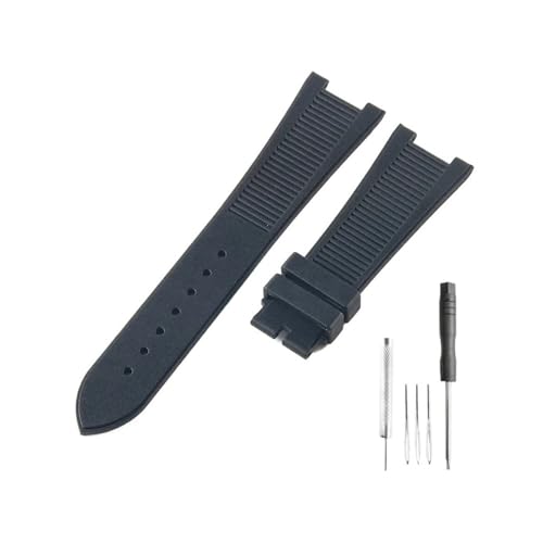 NBCNZCTSAS Ajuste for Patek Philippe Sport Elegance 5726/5711/5712 Nautilus Series accesorios de correa de reloj de silicona 25x13mm(Black-No) NBCNZCTSAS Ajuste for Patek Philippe Sport Elegance 5726/5711/5712 Nautilus Series accesorios de correa de reloj de silicona 25x13mm(Black-No)