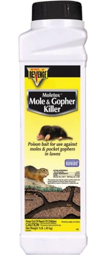 REVENGE Moletox Mole & Gopher Killer Poison Bait Granules, 1 lb. Ready-to-Use Control for Pocket Gophers in Lawn - image 9