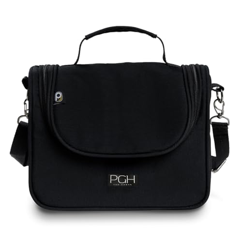 Bolsa Lancheira Térmica Impermeável, PGH, Modelo Compact Preto - Capacidade de 8 Litros