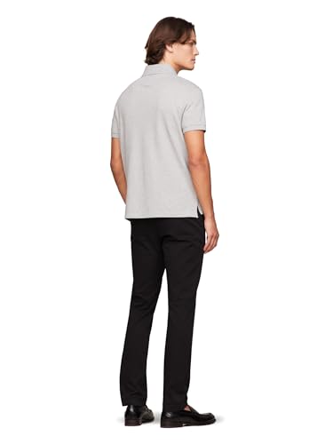 Image of Tommy Hilfiger Men's Short Sleeve Polo Shirts in Regular Fit With Stretch and Organic Pique Cotton