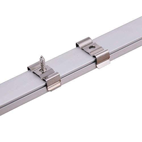 Starlandled LED Strip Channel 6-Pack,Easy to Cut,Professional Look,U-Shape LED Aluminum Profile Extrusions with Cover and Complete Mounting Accessories for LED Strip Light Installation - Thumbnail 7