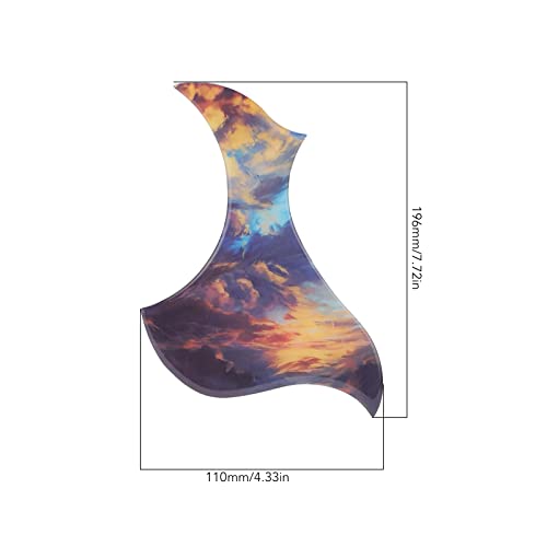 Pickguard pour guitare acoustique, motif de vague de mer avec plaque anti-rayures pour guitare acoustique 41 pouces - Les Beatles, Paul McCartney, John Lennon, RIngo Starr, George Harrison Pickguard pour guitare acoustique, motif de vague de mer avec plaque anti-rayures pour guitare acoustique 41 pouces – Image 7