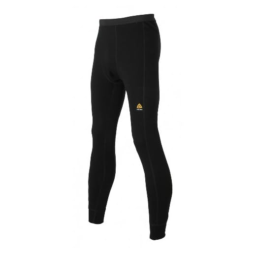 Aclima Warmwool långa underbyxor herr Jet Black 2019 underkläder jet svart 3XL