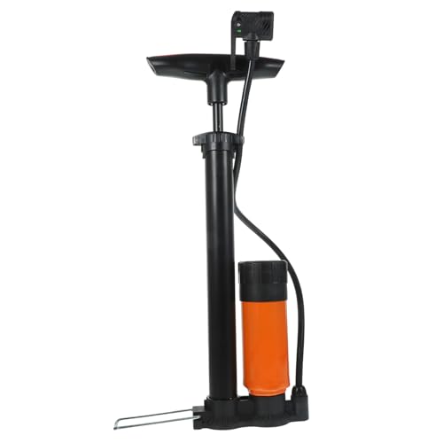 Ipetboom 高圧対応ポータブルバイク空気入れ 縦型アルミ製エアポンプ 軽量耐久設計 自転車 オートバイ用 簡単操作で素早い充填