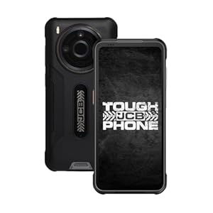 JCB Toughphone MAX M20 Rugged 5G Smartphone, Android 14, 64MP Triple Camera, 9,800mAh Battery, 512GB+8GB RAM, IP69K Waterproof, Night Vision, 6.6” FHD+120Hz Display, Military Standard, Dual SIM, NFC