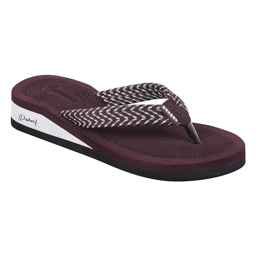 Image of Dashny Women's (1434) |Extra Super Soft Comfortable Slippers |Brown Casual Slides Slippers