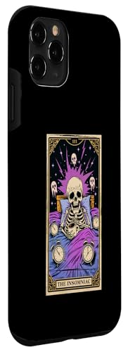 L'art de la privation de sommeil sur la carte de tarot Insomniac Coque pour iPhone 11 Pro – vue 3
