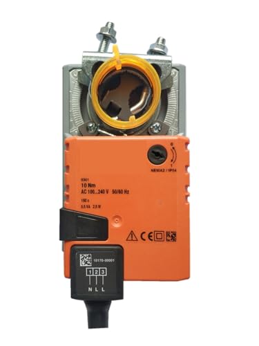 Actuador de amortiguador LM230A-S para evitar pérdidas de calor en conductos de ventilación 3