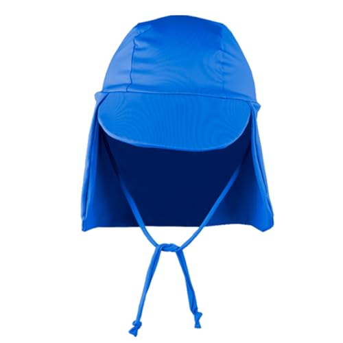 Boné Infantil Chapeu Bebe Proteção Solar UV Sol Praia Menino Menina Cores (M (2A - 6A), Azul)