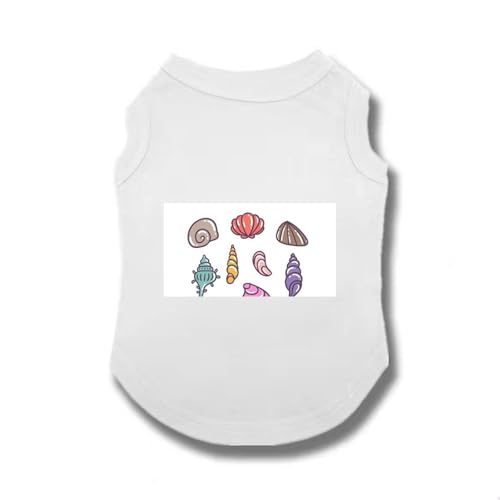 CNJKS 犬 犬用 Tシャツ シンプル 無地 ドッグウェア 犬服 超小型犬 小型犬 中型犬 抜け毛対策 小型犬用 中型犬用 大型犬用 超大型犬用 夏対策 ホワイト お散歩 お出かけ XS かわいい 北欧 虫よけ 速乾