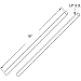 Prime-Line GD 52238 Torsion Spring Winding Rods – The Only Tools Recommended for Adjusting or Replacing Garage Door Tension Springs – 1/2” Diameter x 16” Long Round Steel Rods (2 Pack)