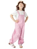[ever closet] エバークローゼット プレイウェア 子供服 ベビー服 女の子 服 キッズ ベビー サロペット オーバーオール ボトムス ボトム はっ水 UVカット ピンク 130