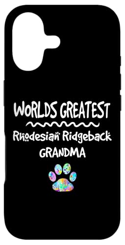Worlds Greatest Rhodesian Ridgeback Grandma ���킢�����̑��� �y�b�g �X�}�z�P�[�X iPhone 17 �p