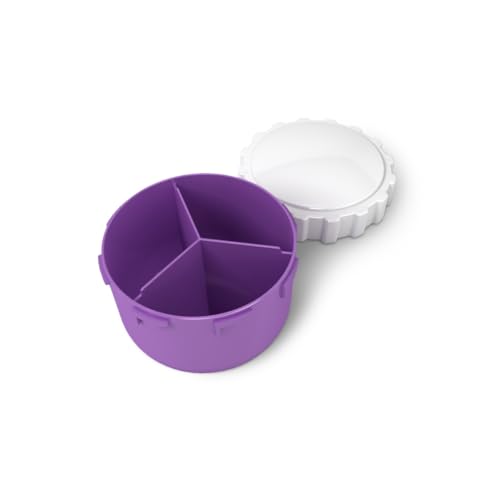 EZYDOSE 3 Compartment Travel Vial, Purple by Ezy Dose