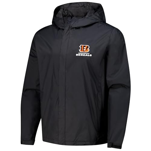 Image of Dunbrooke Men's NFL Tropic Waterproof Packable Full-Zip Hoodie Jacket