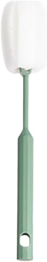 Cup Washer Brush Milk Bottle Cleaning Long Handle no Dead Corner Sponge Water Cup Tea Stains(Gray)