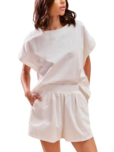 Fourth Dimension Club Womens Casual Loungewear Minimalist Oversized Top Elastic