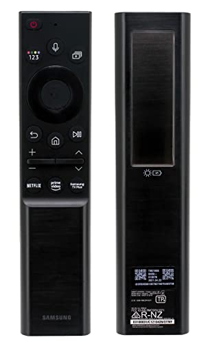 Télécommande vocale universelle BN59-01357B / BN59-01357A à énergie solaire compatible avec Samsung Neo LED Smart 4K Ultra HD TV - Modèles 2021/2022 Cover