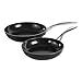 ProCook Professional Ceramic - Set Poêles à Frire Compatibles Tous Feux Dont Induction - 20cm & 24cm - Revêtement Antiadhésif Céramique & Titane Sans PFOA - Manches INOX Isolants