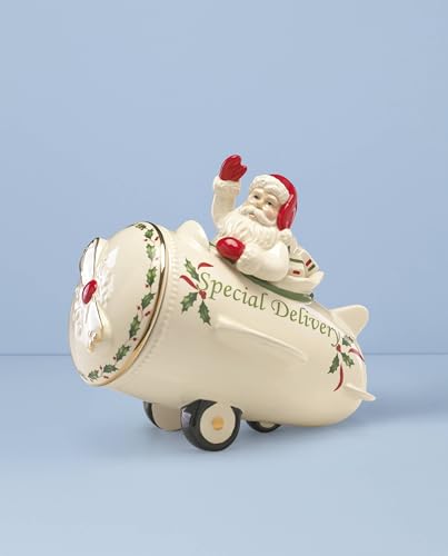 Lenox 863640 Holiday Airplane Cookie Jar