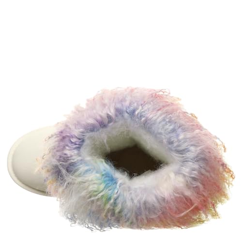 BEARPAW Boo Youth Rainbow Size 5 | Youth's Boot Classic Suede | Youth Slip On Boot | Comfortable Winter Boot4