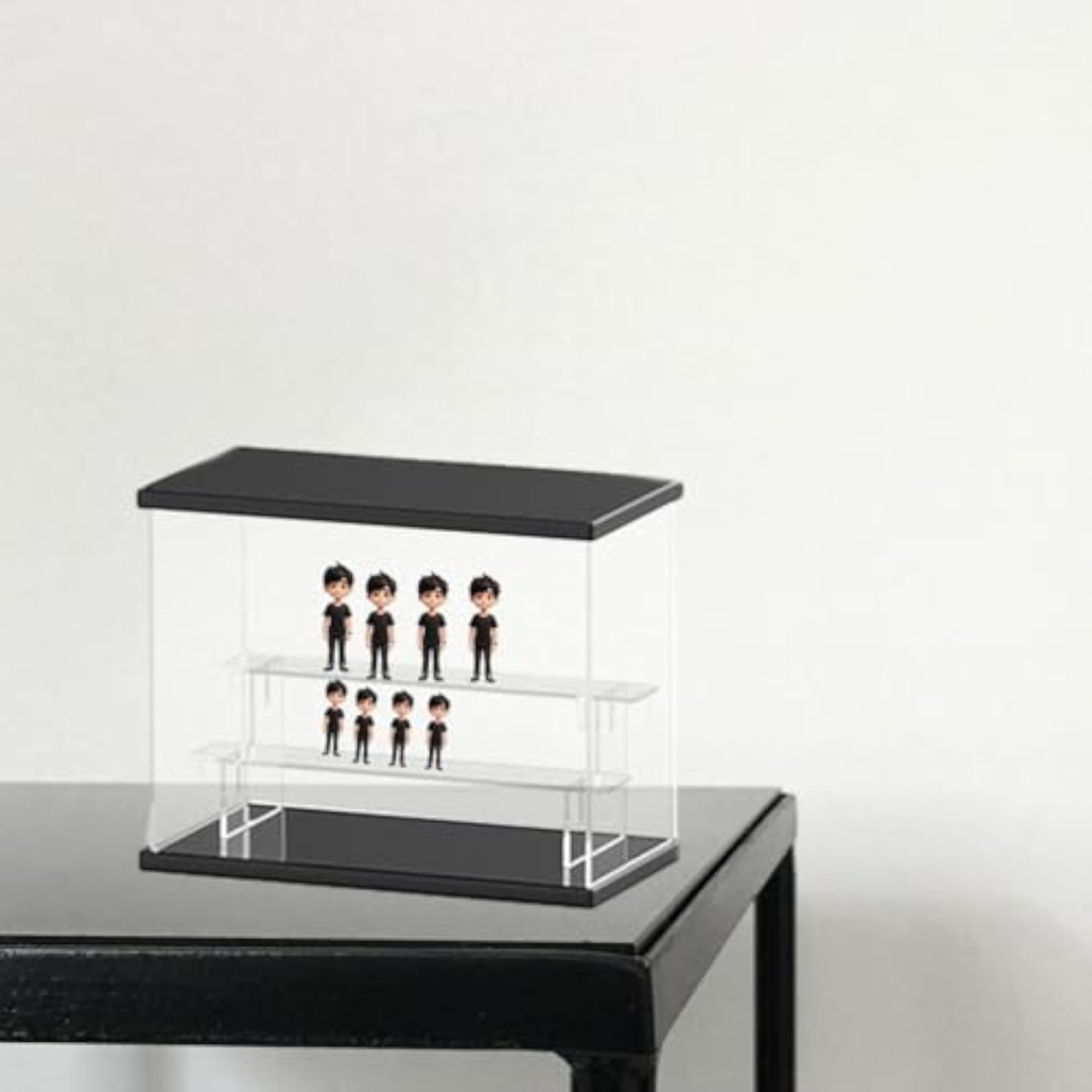 Acrylic Display Case for Miniature Figurines, 3 Layers