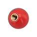 Machine Tool Handle Ball Nut with Brass Core, Handle Ball Nut for Lathe Equipment - Thread Tightening Knob for Industrial Applications, Red and Black(M10-35Red)