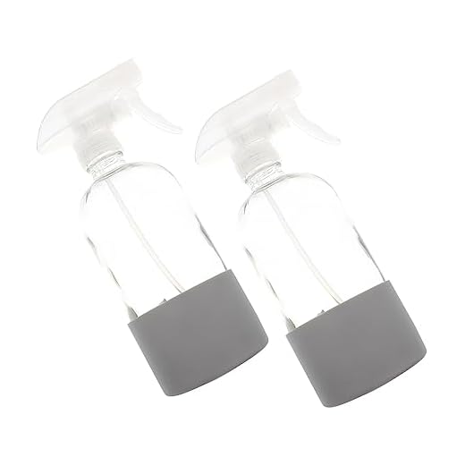 Beaupretty 4 Conjuntos Frasco De Spray De Vidro Garrafas De Viagem à Prova De Vazamento Senhor De Maquiagem Spray Fixador Garrafa De Gel De Sílica Limpar Limpo